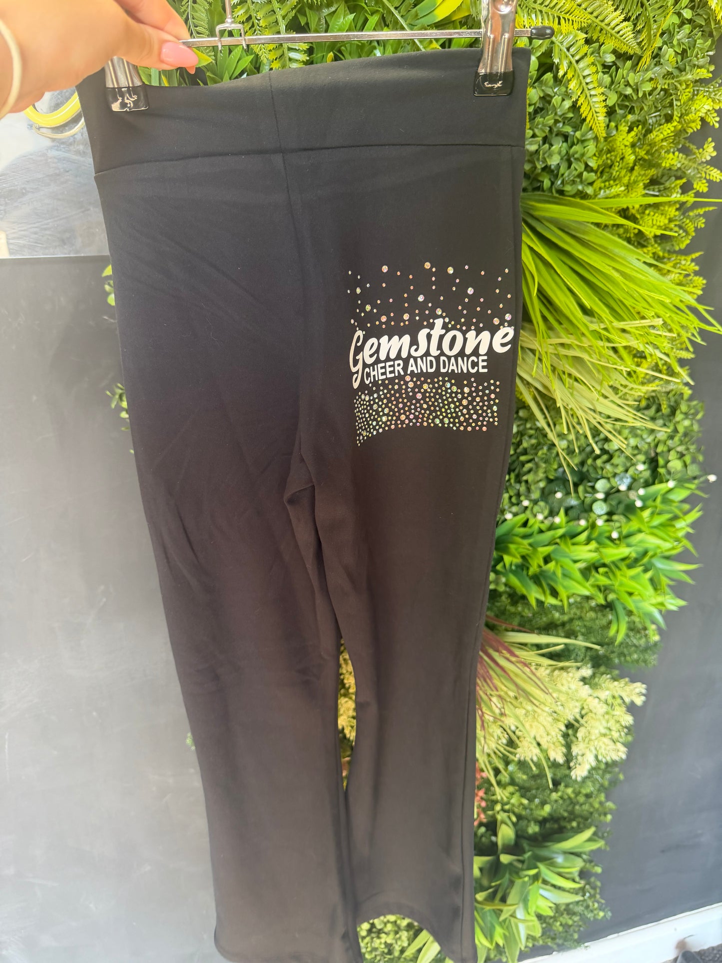 Gemstone flared leggings