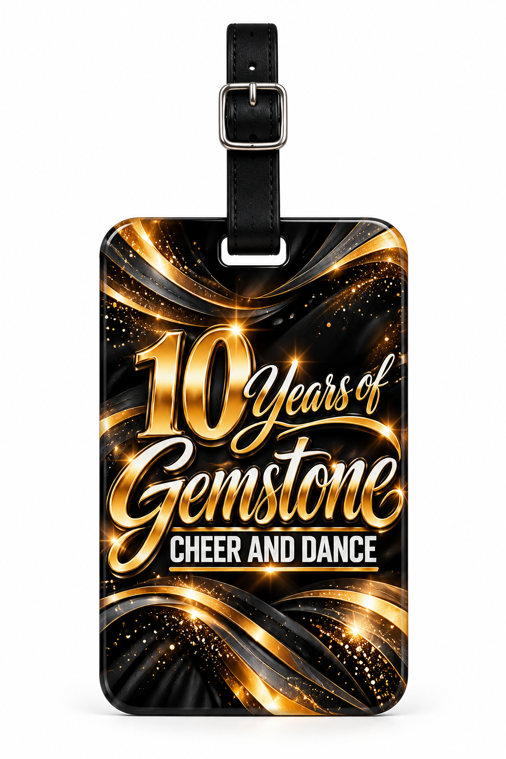 10 years bag tag