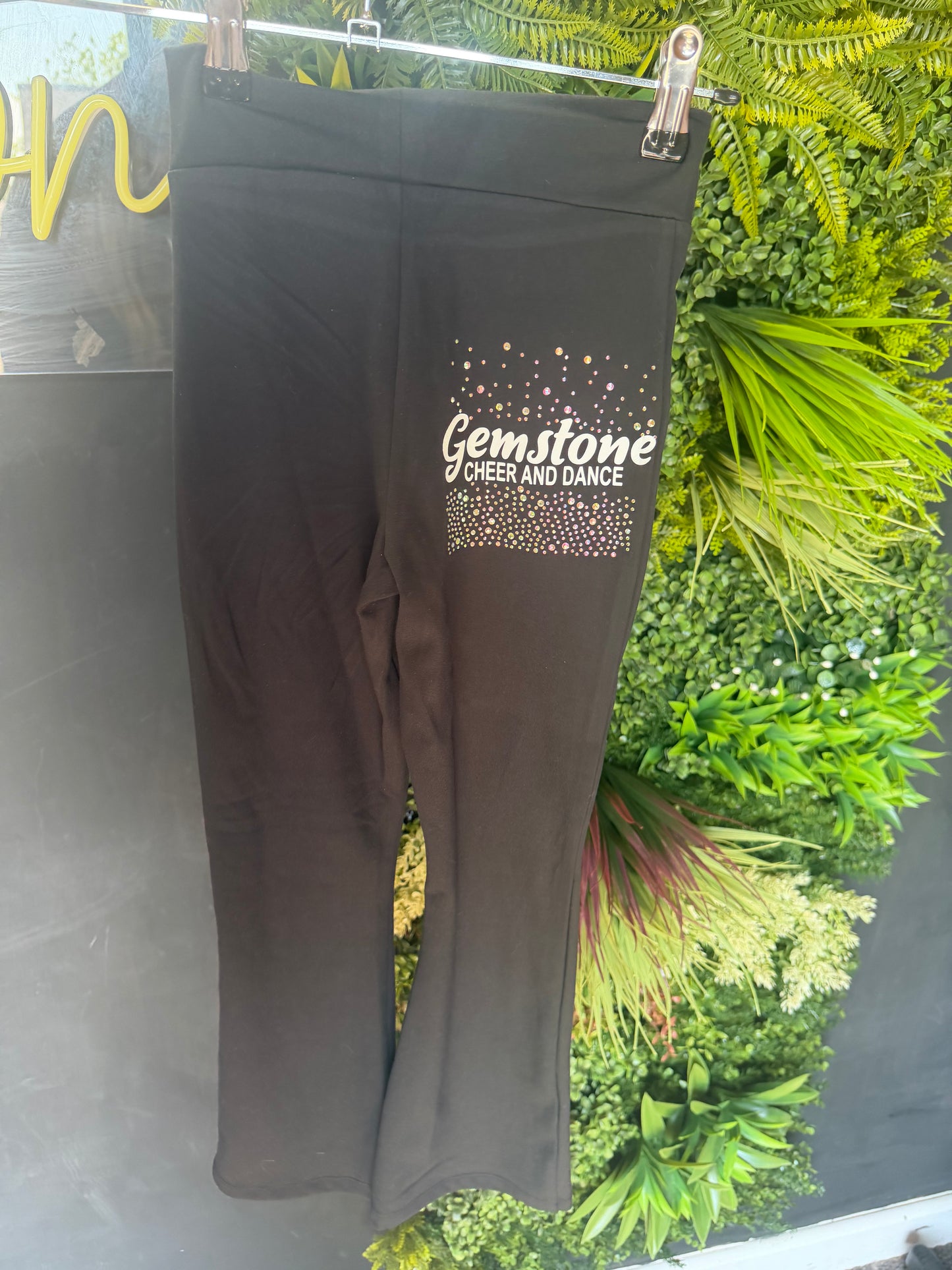 Gemstone flared leggings
