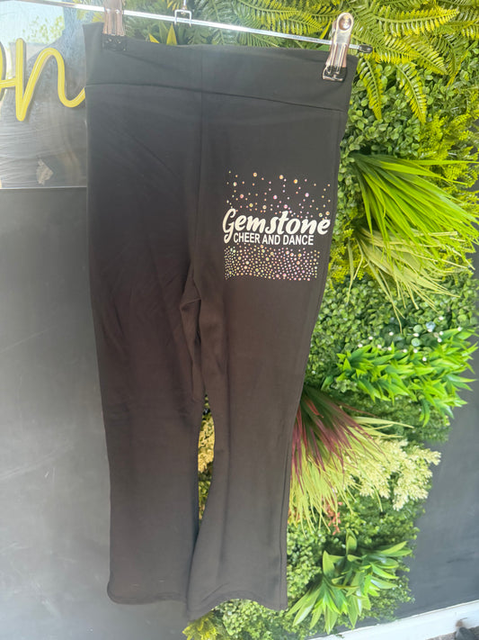 Gemstone flared leggings