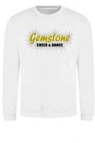 New Gemstone White Rhinestone sweatshirt