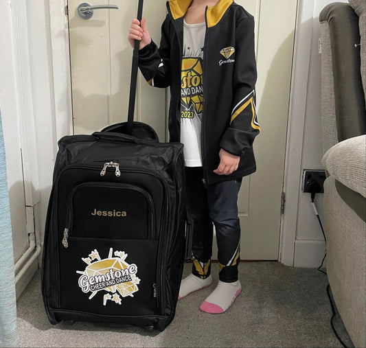 Gemstone Cabin Size Fabric Suitcase