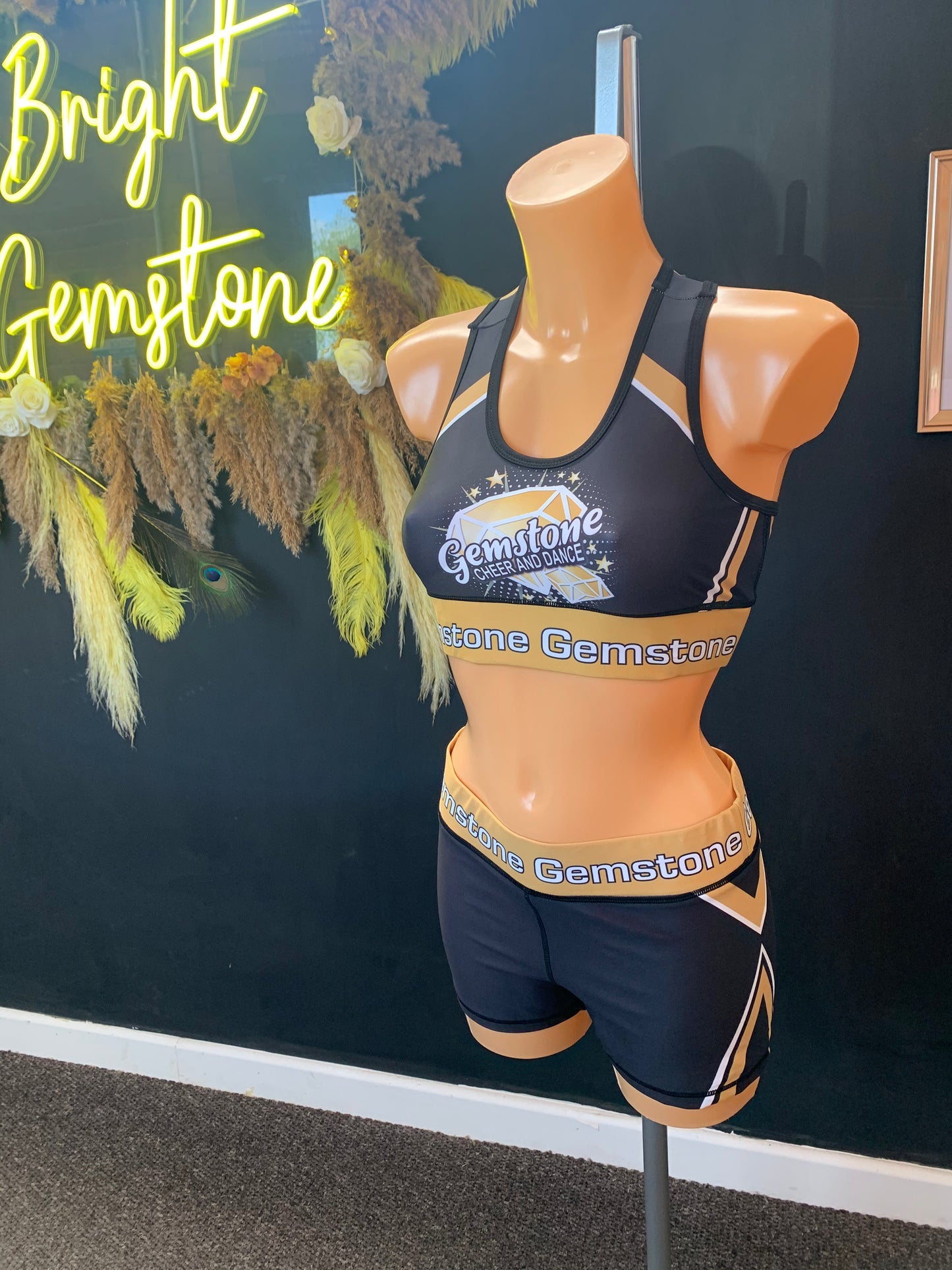 Gemstone Crop Top & Shorts Set